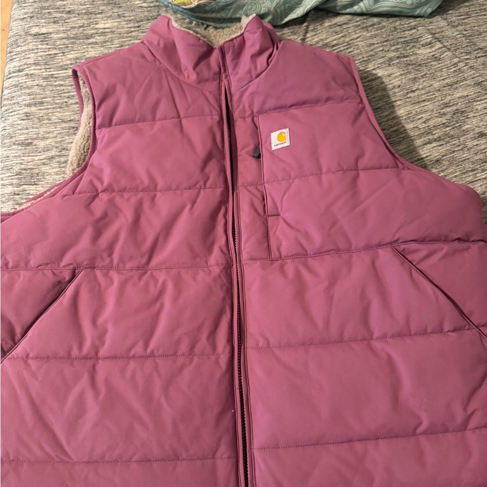 Carhartt Mauve Quilted Vest